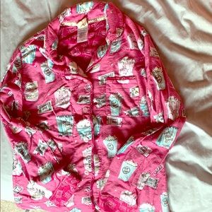 Pajama top and bottom